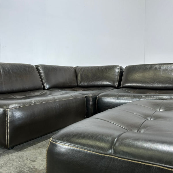 Roche Bobois Flight Jacket Sectional Sofa & Ottoman @ REHAUS