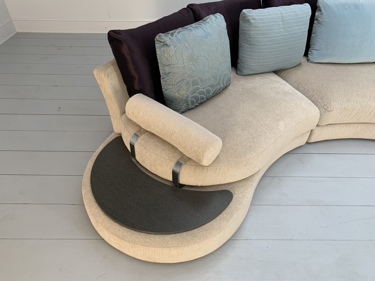 Roche Bobois Formentera Sofa - 5 - Seat Curved - In Chenille @ REHAUS