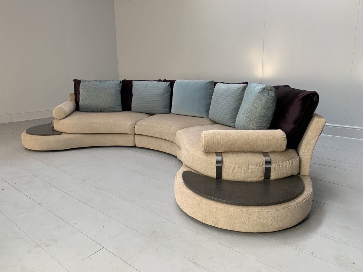 Roche Bobois Formentera Sofa - 5 - Seat Curved - In Chenille @ REHAUS