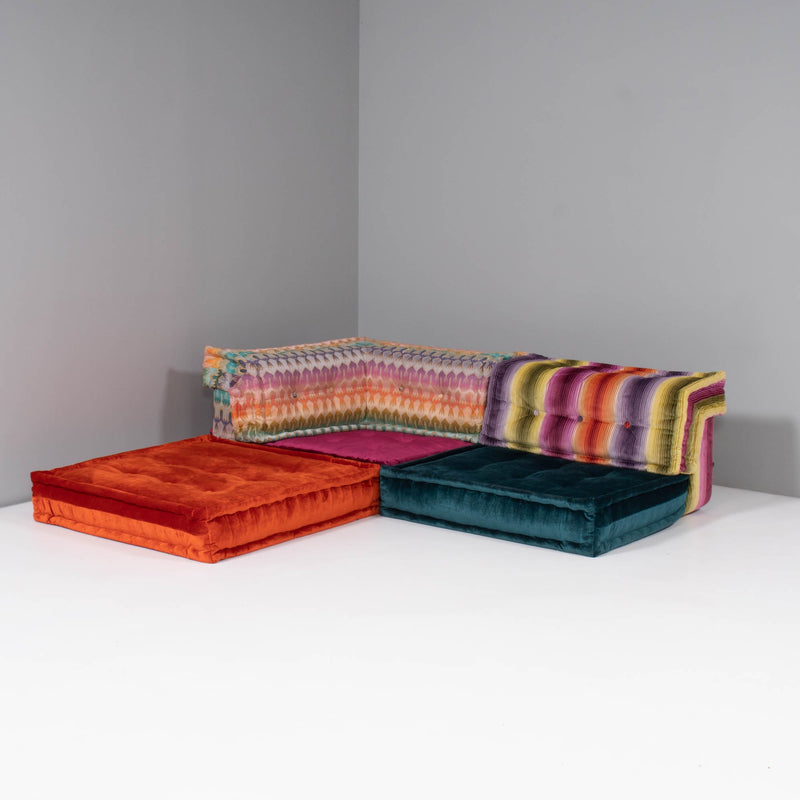 Roche Bobois Mah Jong Sectional Sofa in Custom Upholstery Set of 5 - REHAUS - Hans Hopfer