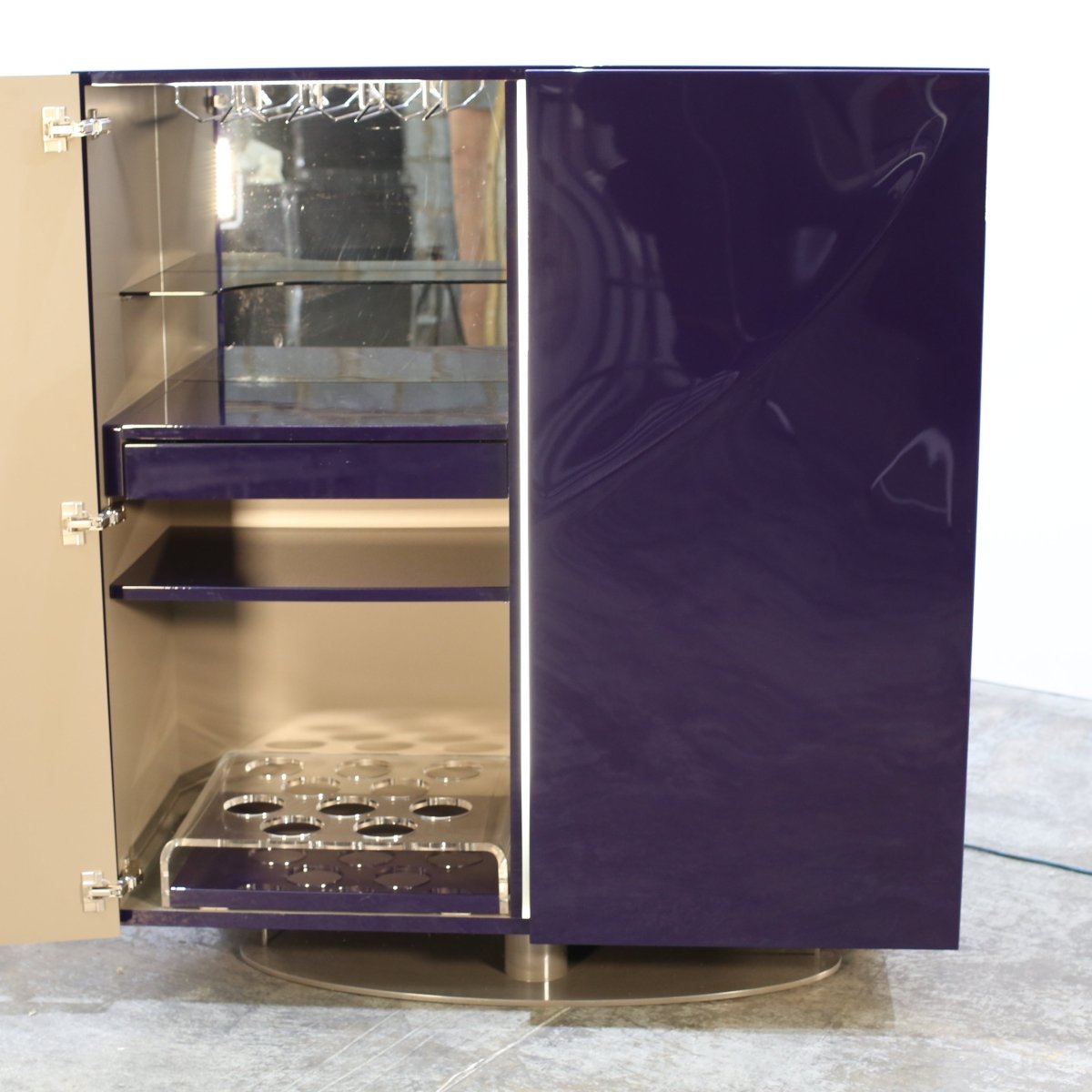 Roche Bobois Purple Wave Bar Cabinet @ REHAUS