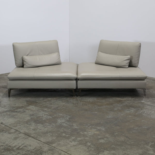 Roche Bobois Scenario Leather Ottoman @ REHAUS