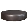 Roche Bobois Solstice Leather Ottoman in Dark Chocolate by Philippe Bouix @ REHAUS