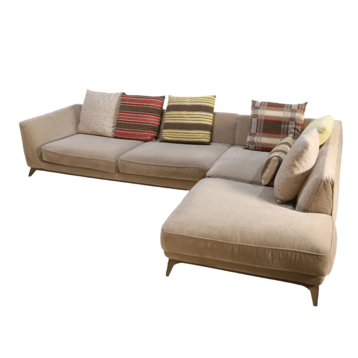 Roche Bobois Velvet Corner Sofa @ REHAUS