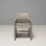 Rodolfo Dordoni for Arper Corte Grey Leather Dining Chairs, Set of 8 - REHAUS - Rodolfo Dordoni