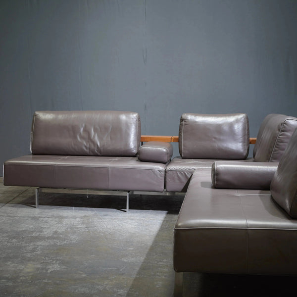 Rolf Benz Dono 6100 Leather Corner Sofa - REHAUS - Rolf Benz