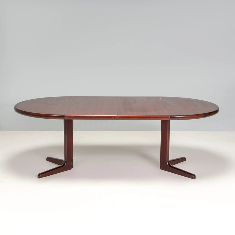 Round Double Extendable Rosewood Dining Table, 1960's - REHAUS - Bespoke