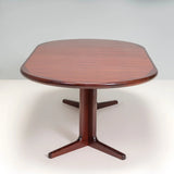 Round Double Extendable Rosewood Dining Table, 1960's - REHAUS - Bespoke