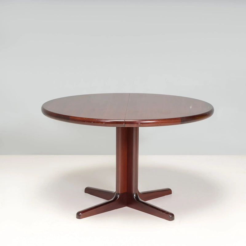 Round Double Extendable Rosewood Dining Table, 1960's - REHAUS - Bespoke