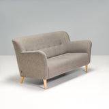 Scandinavian Swedese by Claesson Koivisto Rune Nova Grey Fabric 2 Seat Sofa - REHAUS - Claesson Koivisto Rune