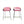 Seletti High Stool with Pink Lipstick Pattern by Toiletpaper - REHAUS - Seletti