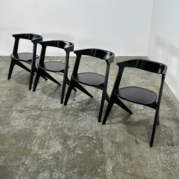 Slab Dining Chairs by Tom Dixon, Set of Four @ REHAUS