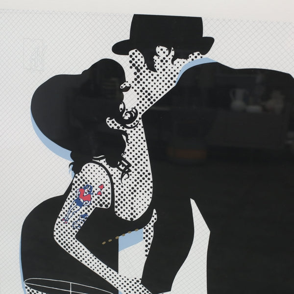 The Kiss by Gerald Laing @ REHAUS