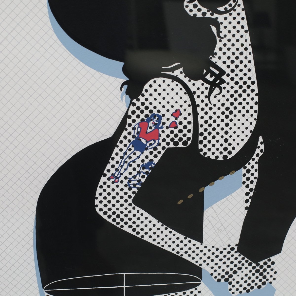 The Kiss by Gerald Laing @ REHAUS