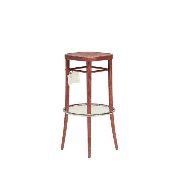Thonet Vienna Walnut 144 Barhocker Stool @ REHAUS