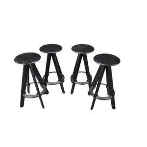 Tom Dixon Set of 4 Slab Barstools - REHAUS - Tom Dixon