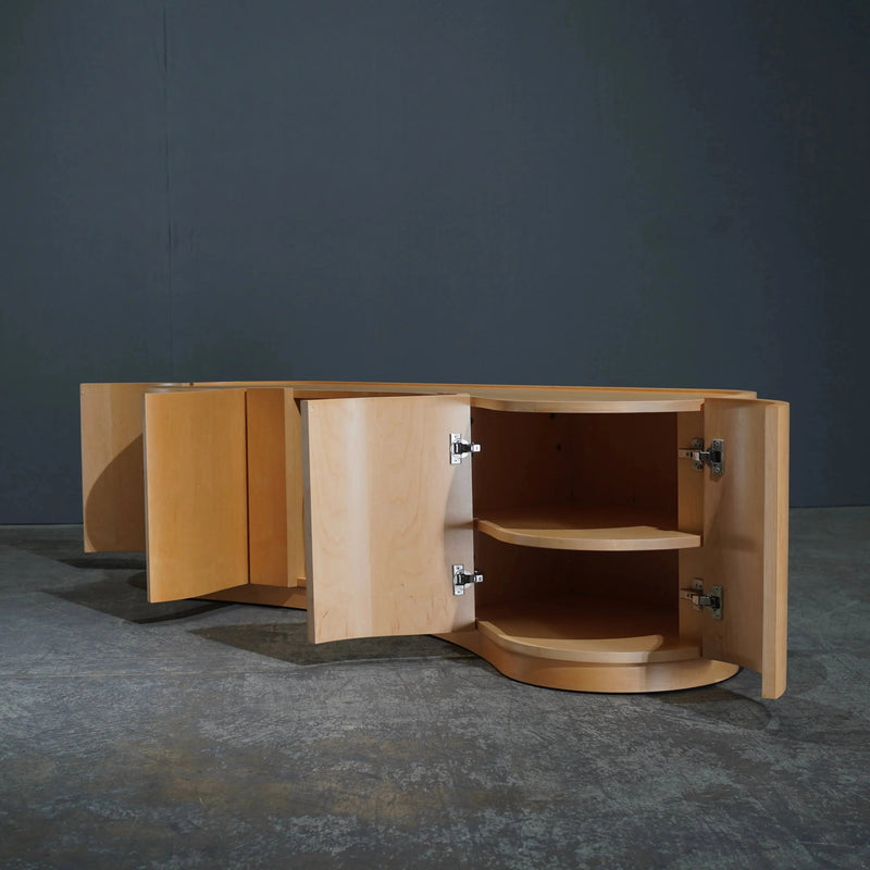 Tom Schneider Swirl Media Cabinet - REHAUS - Tom Schneider