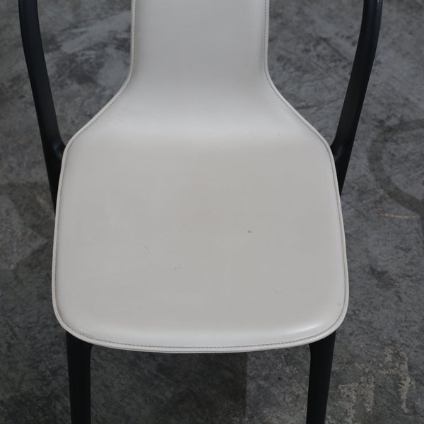 Vitra Belleville Leather Chairs by Ronan & Erwan Bouroullec, Set of Two @ REHAUS