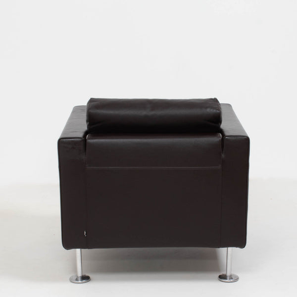 Vitra by Jasper Morrison, Park Brown Leather Armchair, 2004 - REHAUS - Jasper Morrison