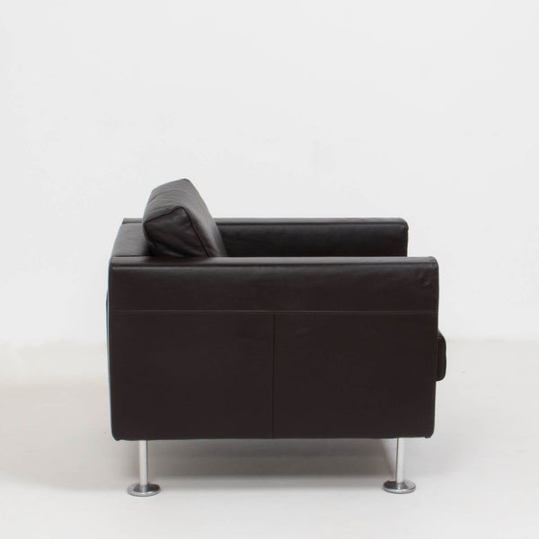 Vitra by Jasper Morrison, Park Brown Leather Armchair, 2004 - REHAUS - Jasper Morrison