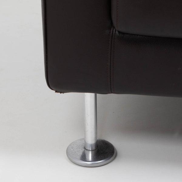 Vitra by Jasper Morrison, Park Brown Leather Armchair, 2004 - REHAUS - Jasper Morrison