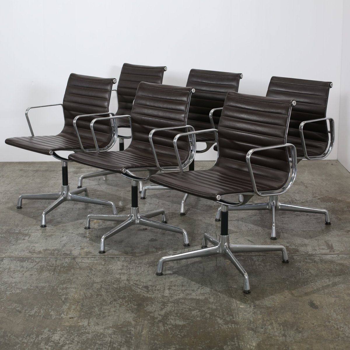 Vitra Eames E108 Office Chairs, Set of Six @ REHAUS