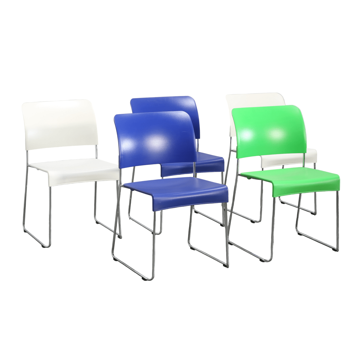 Vitra Hal Sledge Chairs by Jasper Morrison, Set of Five @ REHAUS