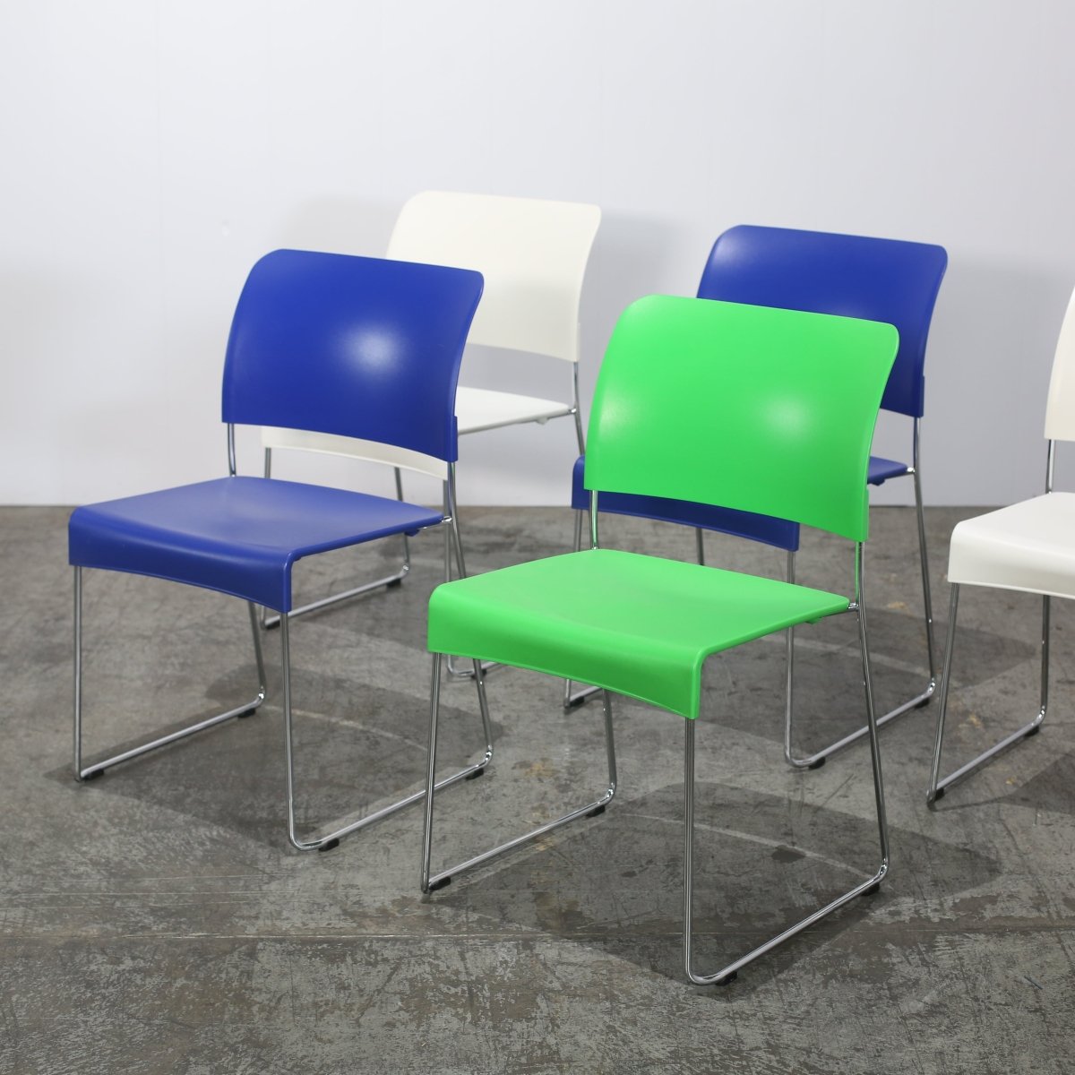 Vitra Hal Sledge Chairs by Jasper Morrison, Set of Five @ REHAUS