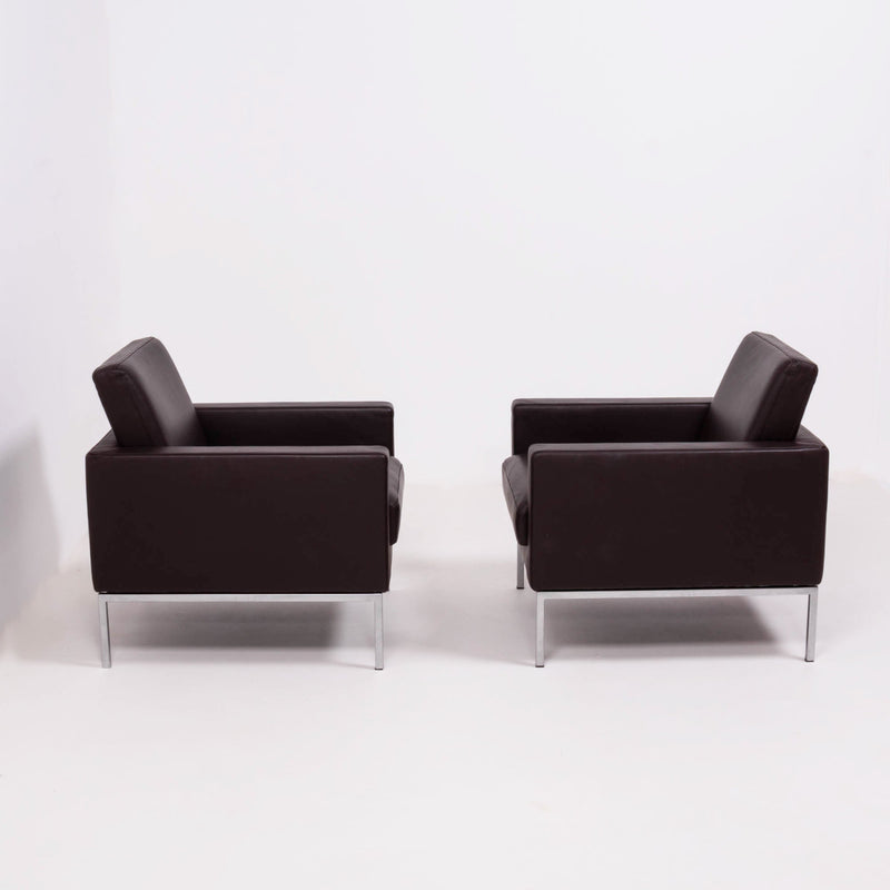 Walter Knoll Brown Leather Armchairs, Set of 2 - REHAUS - Walter Knoll