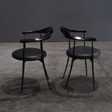 Zanotta Carmen Black Dining Chairs by Enzo Mari, Set of Two - REHAUS - Zanotta