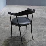 Zanotta Carmen Black Dining Chairs by Enzo Mari, Set of Two - REHAUS - Zanotta