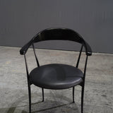 Zanotta Carmen Black Dining Chairs by Enzo Mari, Set of Two - REHAUS - Zanotta