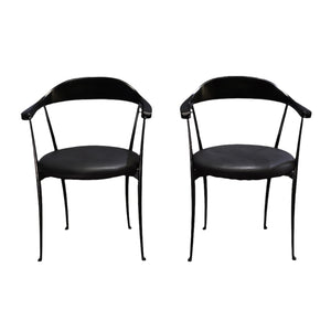 Zanotta Carmen Black Dining Chairs by Enzo Mari, Set of Two - REHAUS - Zanotta