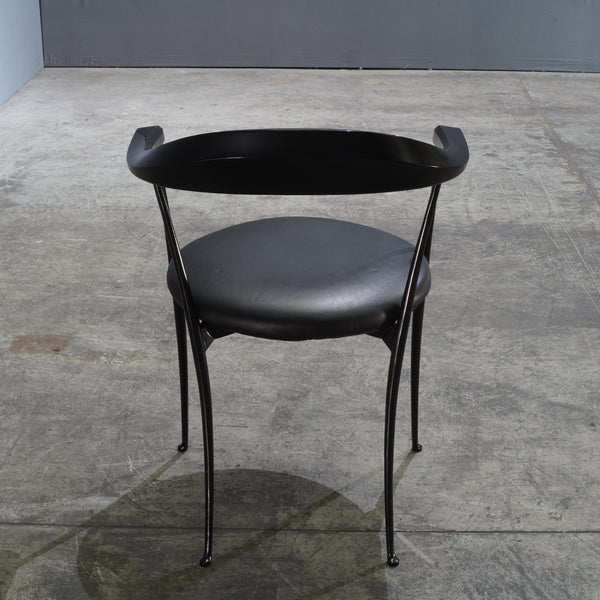 Zanotta Carmen Black Dining Chairs by Enzo Mari, Set of Two - REHAUS - Zanotta