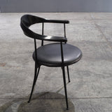 Zanotta Carmen Black Dining Chairs by Enzo Mari, Set of Two - REHAUS - Zanotta