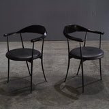 Zanotta Carmen Black Dining Chairs by Enzo Mari, Set of Two - REHAUS - Zanotta