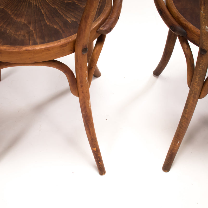 Thonet Bentwood Carver Chairs, 1930s, Set of 2