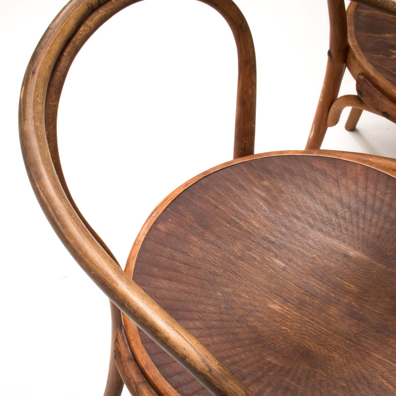 Thonet Bentwood Carver Chairs, 1930s, Set of 2