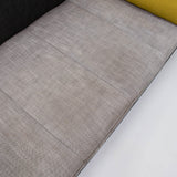 Ligne Roset by Didier Gomez Feng Grey and Lime Three-Seat Feng Sofa, 2004