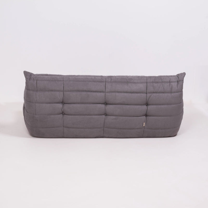 Ligne Roset by Michel Ducaroy Togo Grey Modular Sofa and Footstool, Set of 5