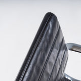 Charles & Ray Eames for Vitra Black Leather Alu EA 117 Aluminium Office Chair