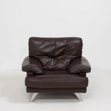 Ligne Roset Melodie Brown Leather Armchair