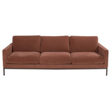 Florence Knoll for Knoll Dusky Pink Fabric Relax Sofa