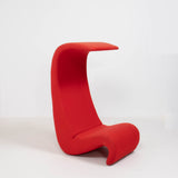 Verner Panton for Vitra Red Amoebe Highback Chair