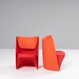 Cappellini by Ron Arad ‘Nona Rota’ Orange Chairs, Set of 2