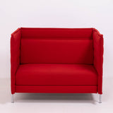 Vitra by Ronan & Erwan Bouroullec, Alcove Red Loveseat Sofa