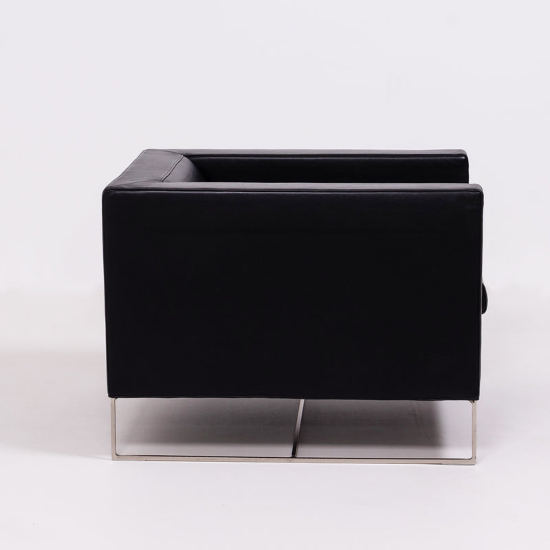 Klee Black Armchair by Rodolfo Dordoni for Minotti