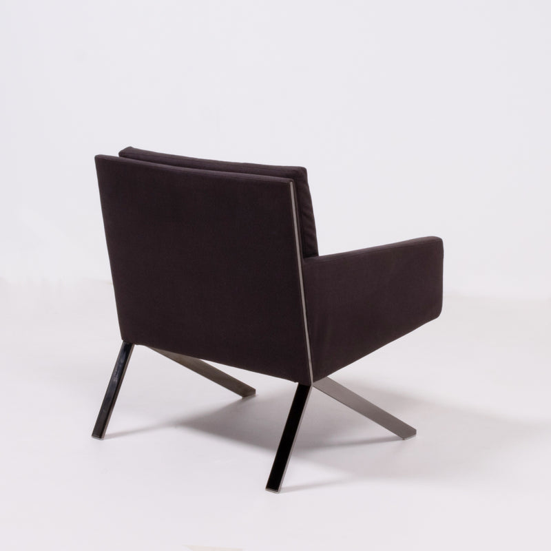 Theo Brown Fabric Armchair by Vincent Van Duysen for B&B Italia, 2012