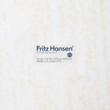 Fritz Hansen by Piet Hein and Bruno Mathsson White Super-Elliptic Table, 1996