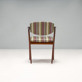Kai Kristiansen Rosewood No 42 Chairs with Paul Smith upholstery, Set of 2